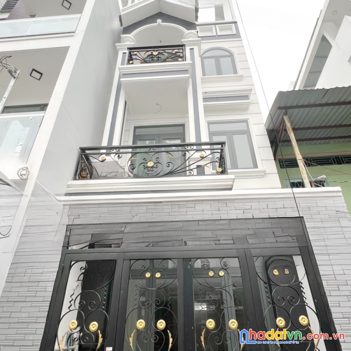 Nhà mới hẻm cafe nhật nguyệt đường dương bá trạc p1q8. trệt, 2 lầu, sân thượng
