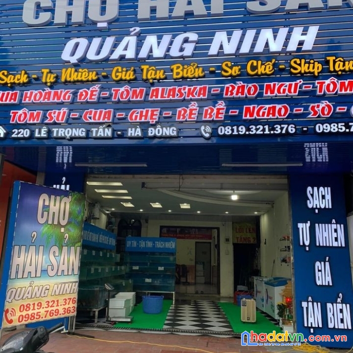 Cần sang nhượng hoặc thanh lý cửa hàng hải sản quảng ninh tại hà đông hà nội