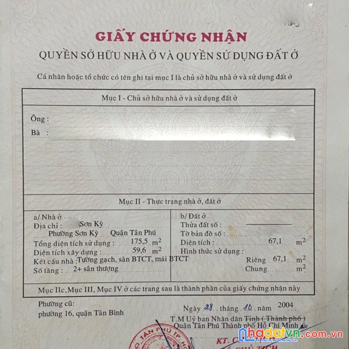 Gấp bán nhà mặt tiền đường đỗ nhuận, sơn kỳ, tân phú. 4 tầng, chỉ 7.5 tỷ