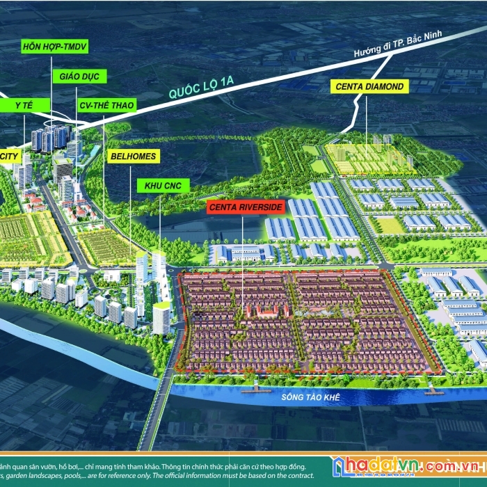 Mở bán dự án siêu hot centa riverside– vsip từ sơn  với giá gốc chủ đầu tư ngày 3/12