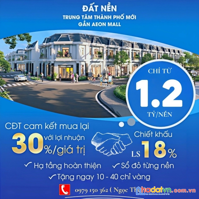 Đất nền đầu tư bến cát cam kết lợi nhuận 30% sau 18 tháng, giá chỉ từ 1,2 tỷ/nền