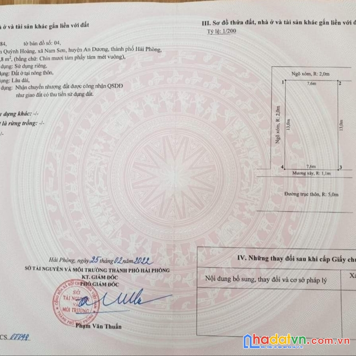 Bán căn góc 3 mặt tiền đẹp long lanh xây biệt thự quỳnh hoàng nam sơn
