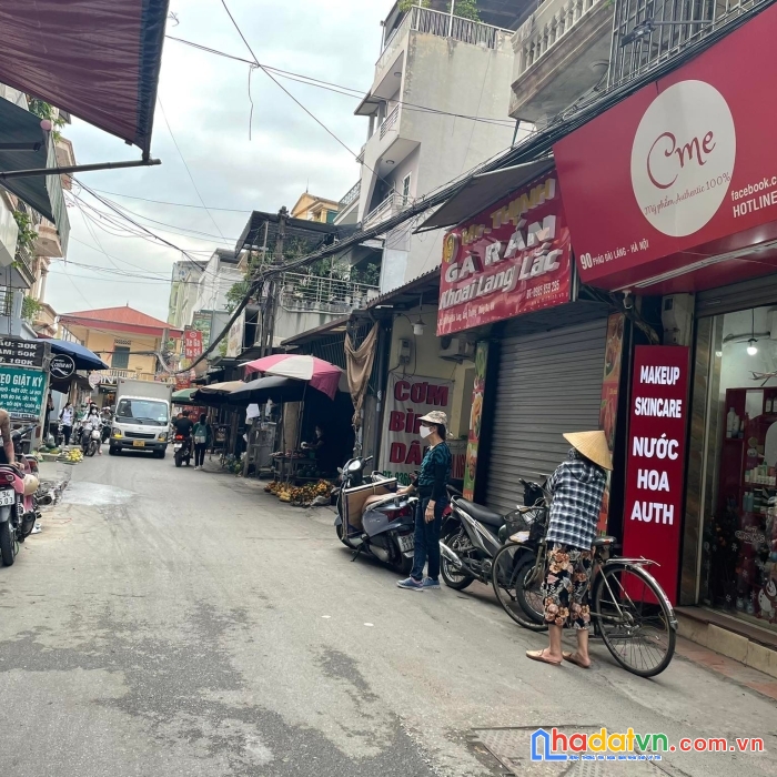 Mặt phố pháo đài láng, kinh doanh siêu đỉnh, lô góc, mt 14m nhỉnh 9 tỷ