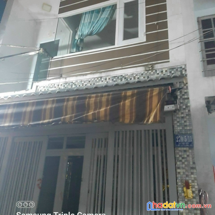 Nhình 3 tỷ có ngay căn nhà 1 trệt 1 lầu đúc kiên cố tại lê đình cẩn