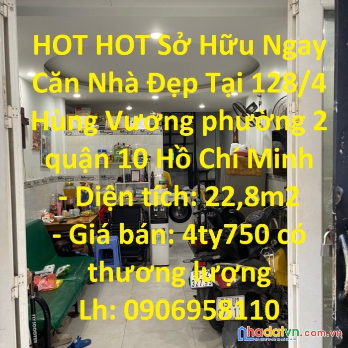 Hot hot sở hữu ngay căn nhà đẹp tại phường 2 quận 10 hồ chí minh