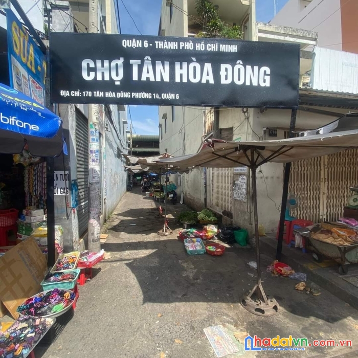 Quận 6, ngay chợ tân hoà đông, gần vòng xoay phú lâm, vừa ở vừa kinh doanh, sổ vuông vức, nhà  đẹp