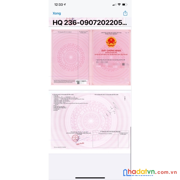 Cần bán nhanh lô đất 5x20 (full thổ) nằm tại kdc hiện hữu trong cụm cảng - kcn - đô thị bình minh