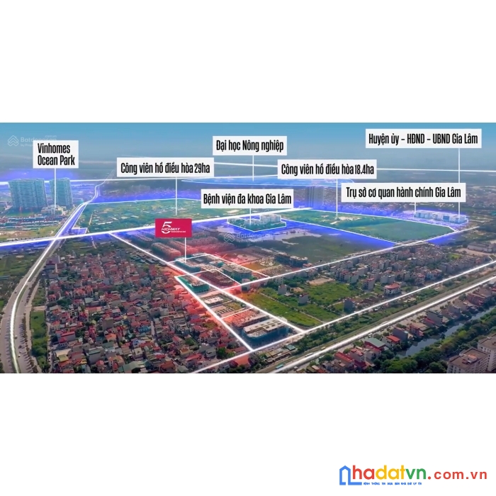 Bán cắt lỗ shophouse mặt đường 22m trung tâm gia lâm