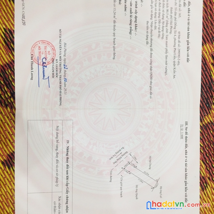 Đất hạ giá kịch sàn cần bán gấp tại đồng quy, kiến an