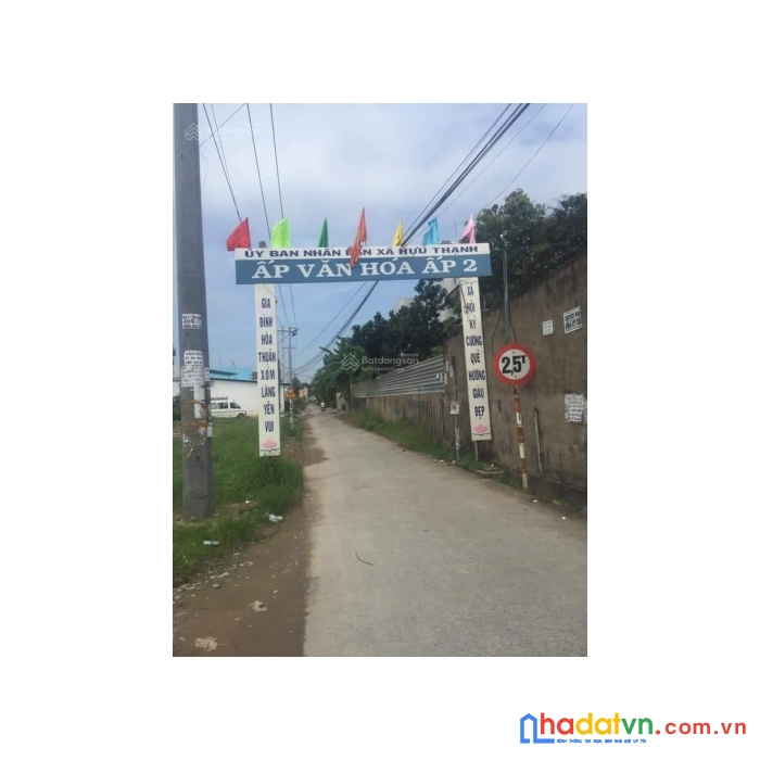 Bán đất full thổ cư cuối đường trần văn giàu