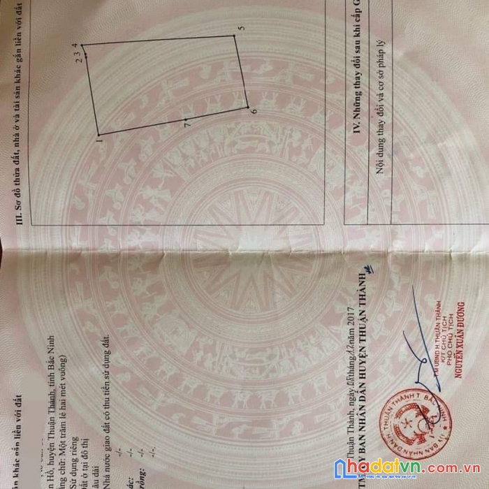 Cần bán gấp lô đất ở phố hồ, thuận thành, bắc ninh, giá ngoại giao 2.x tỷ