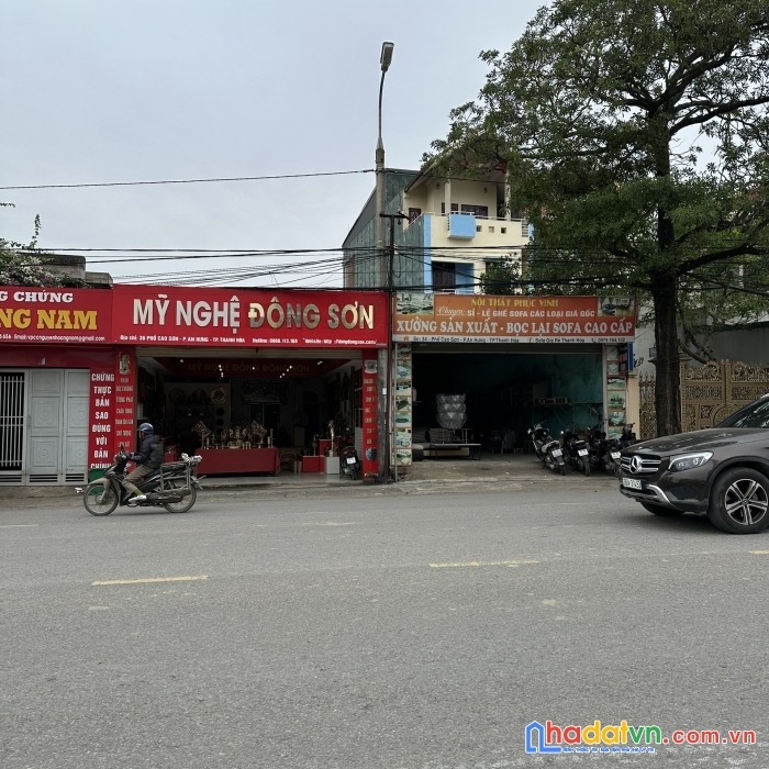 Chính chủ bán 2 lô đất mặt đường cầu cao, phố cao sơn, tp. thanh hóa