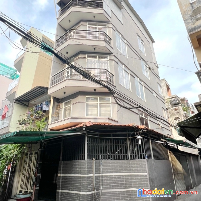Căn góc 5 tầng hẻm xe tải đường nguyễn trãi p7q5