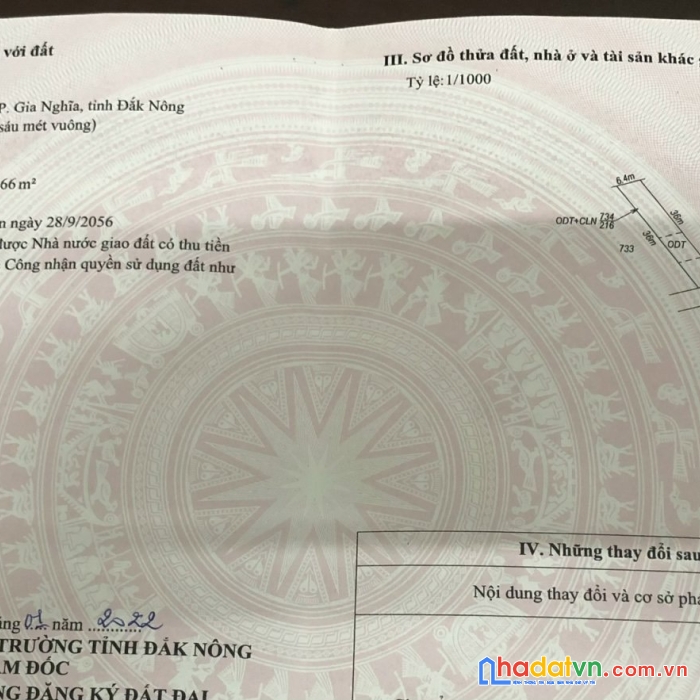 Cần bán gấp lô đất đẹp gía đầu tư tại phường nghĩa phú, gia nghĩa, đắk nông