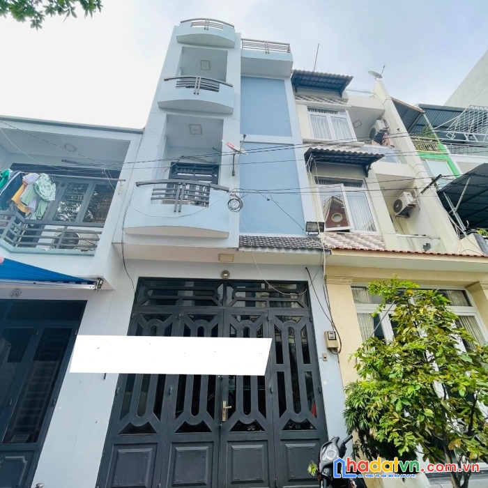 Bán nhà diện tích 64m2, ngang 4m x dài 16m, 4 tầng, phan huy ích,  phường 15, q. tân bình.