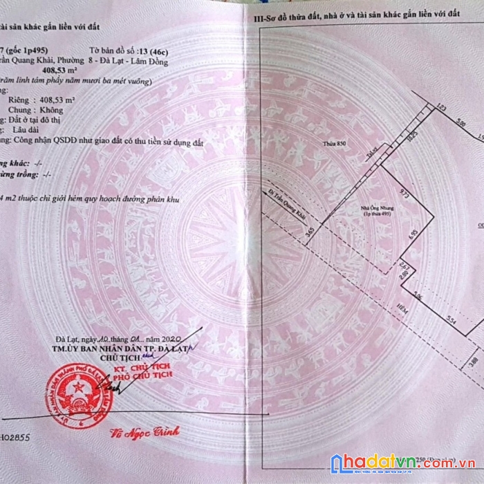 Sở hữu ngay lô đất đẹp tại phường 8, tp đà lạt, lâm đồng