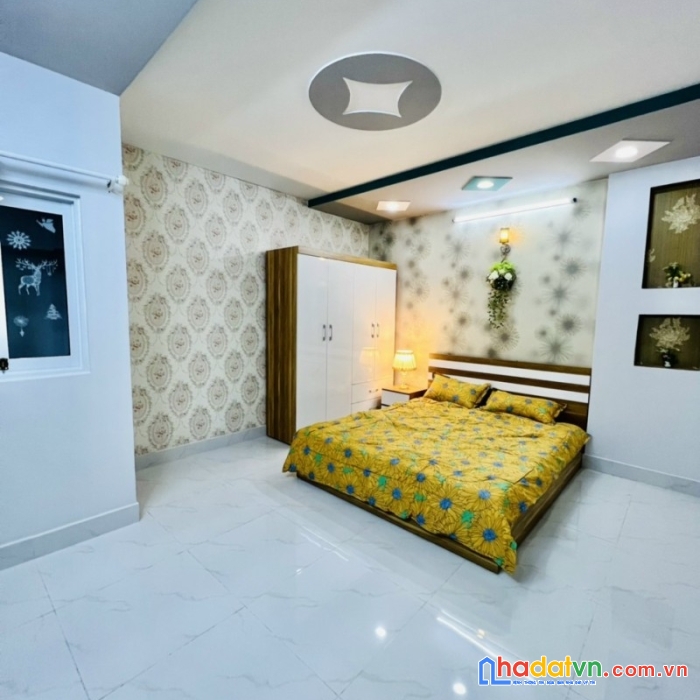 Bán nhà bùi quang là gò vấp 4.5m x 12m 3 tầng giá 4 tỷ 8 tl hẻm xe tải 30m