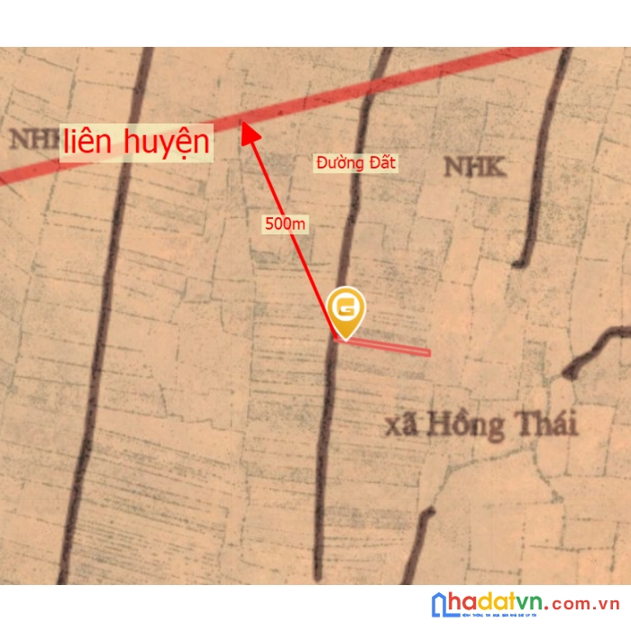 Tôi cần bán đất sổ hồng 2.3 sào xã hồng thái,tỉnh bình thuận