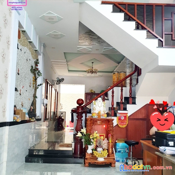 Bán nhà giá rẻ, tân chánh hiệp 10 quận 12, diện tích 4x20