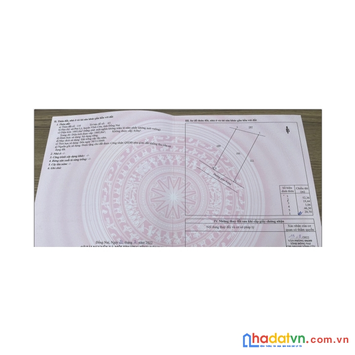 Đất sào phú lý, vĩnh cữu