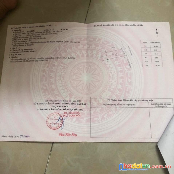 Chính chủ cần bán đất vị trí đẹp giá rẻ hấp dẫn tại đăk lăk