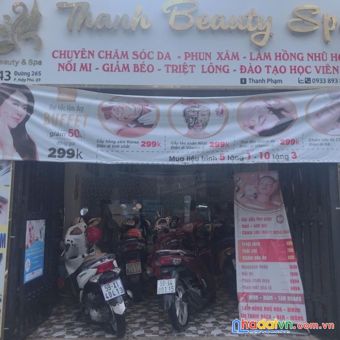 Chính chủ cần sang spa ngay trung tâm tp. thủ đức (nhà nguyên căn)