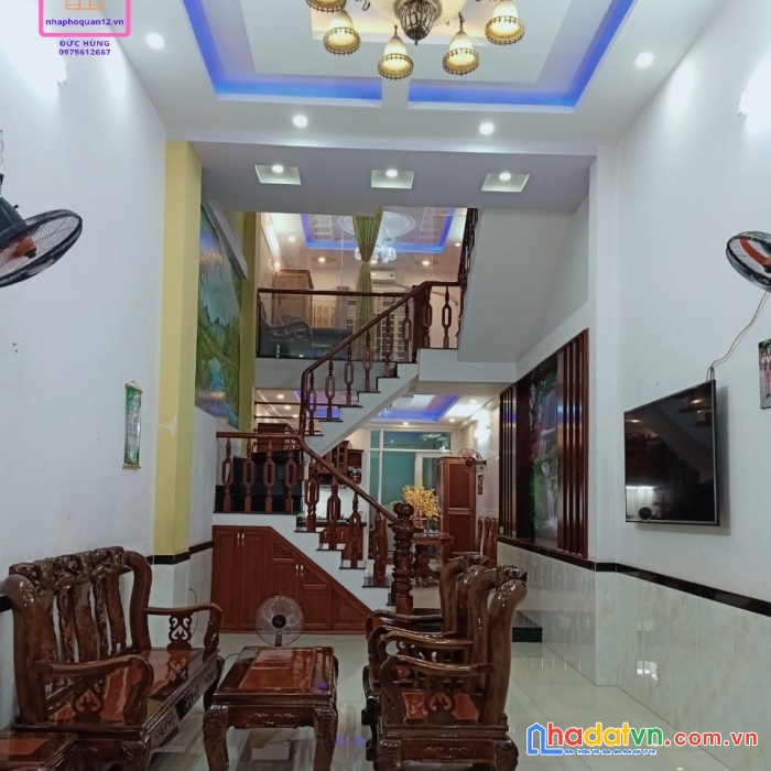 Bán nhà giá rẻ, thới an 13 quận 12, diện tích 4x21.5