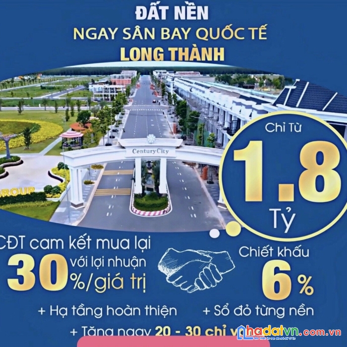 Century city tâm điểm kết nối đầu tư sân bay quốc tế long thành