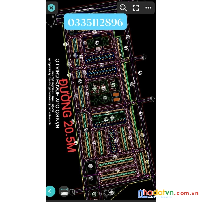 Bán đất biệt thự dự án dabaco, thuận thành, bắc ninh, giá 25 tr/m, đã có sổ đỏ