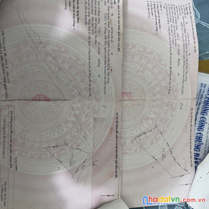 Cần bán gấp lô đất đẹp 22000m2 vị trí đẹp, dân cư sầm uất, 80m mặt đường tại đăk nông