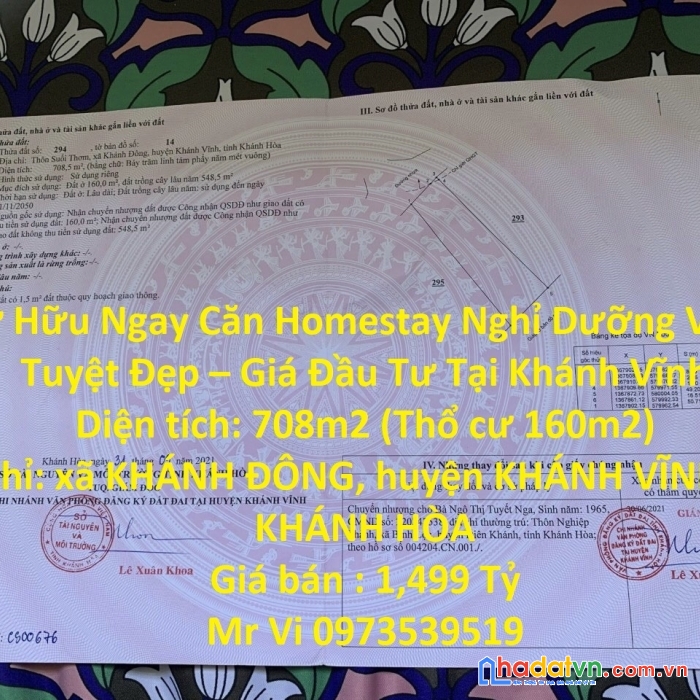 Sỡ hữu ngay căn homestay nghỉ dưỡng view tuyệt đẹp – giá đầu tư tại khánh vĩnh