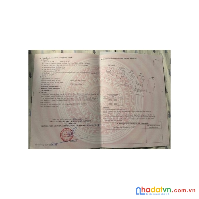 Cần bán nhà mặt tiền đường ba vì, phường 4, quận tân bình