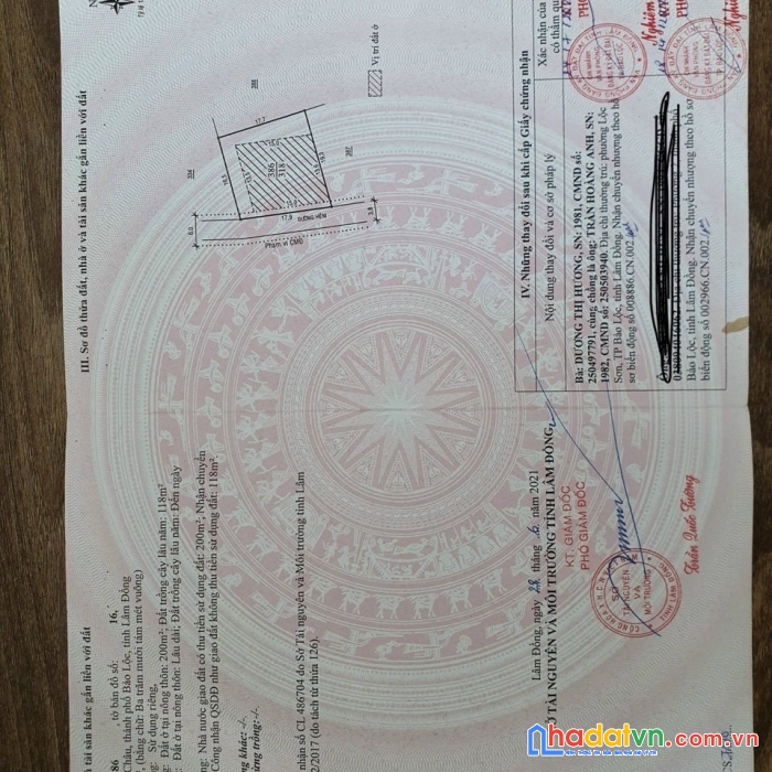 Hót hót chính chủ cần bán lô đất siêu đẹp tại xã lộc châu, tp bảo lộc, lâm đồng