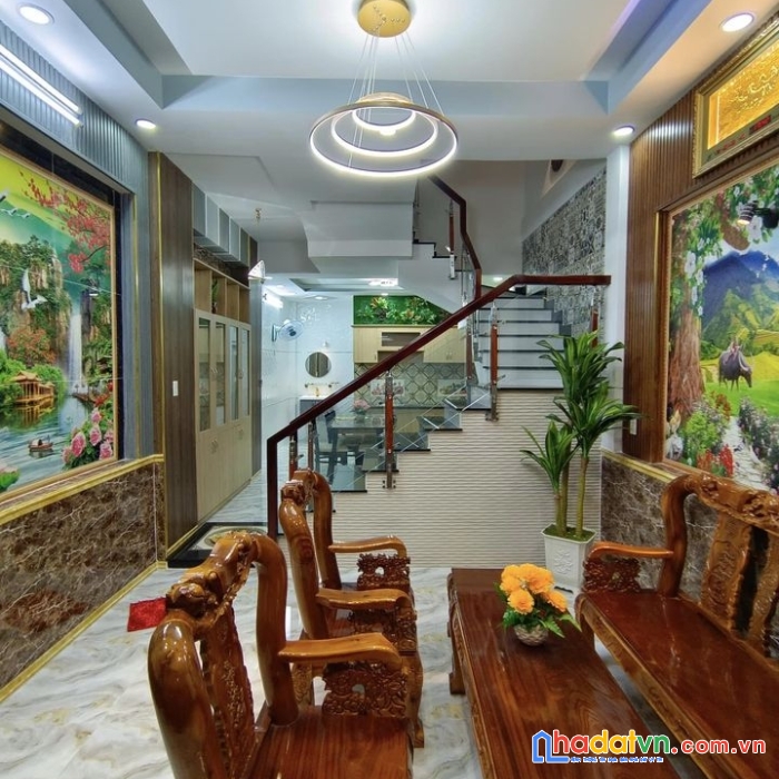Bán nhà nguyễn văn đậu, bt, 4.5 tỷ, 4 phòng ngủ.