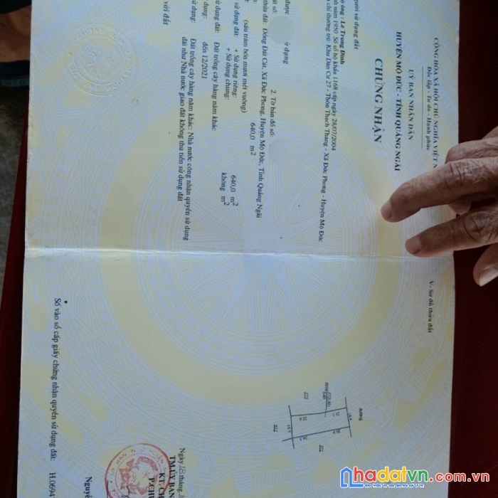 Cần bán 2 lô đất  phủ hồng sát biển tại quảng ngãi