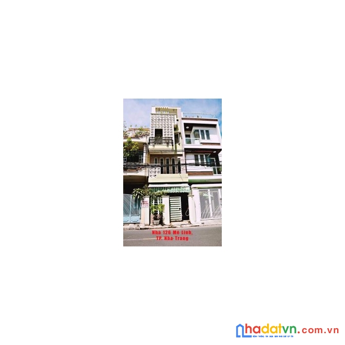 Cần bán nhà phố đường mê linh, tp. nha trang (02 mặt tiền đường)