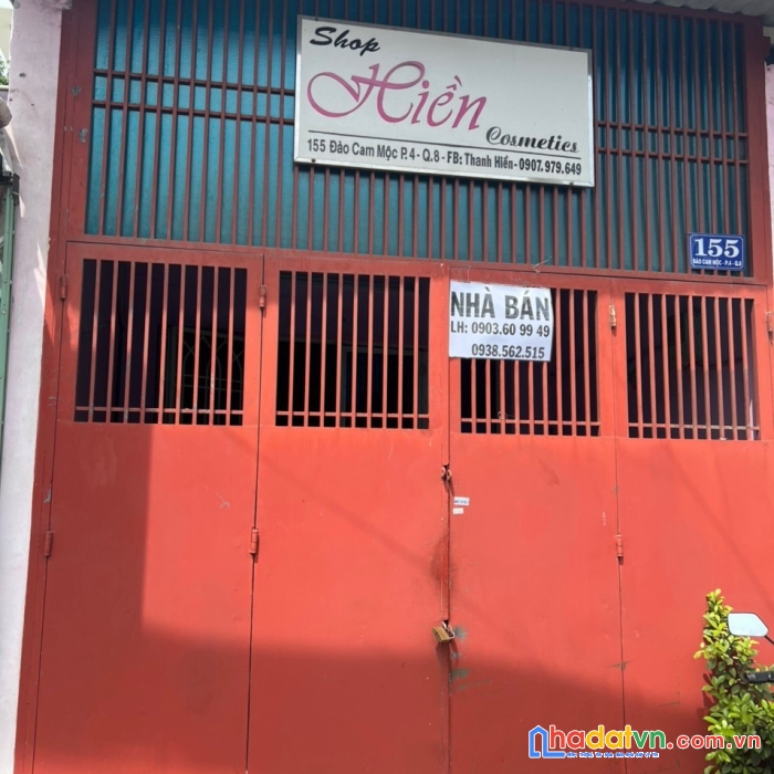 Chính chủ bán nhà tại 155 đường đào cam mộc, phường 4, quận 8, hồ chí minh