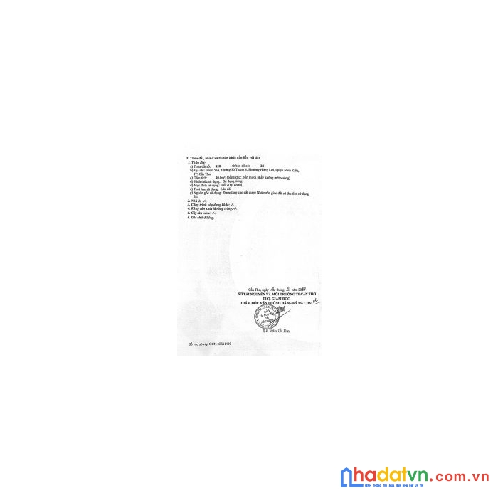 Cần bán nhanh 4 lô đất trung tâm tp cần thơ vị trí đẹp.