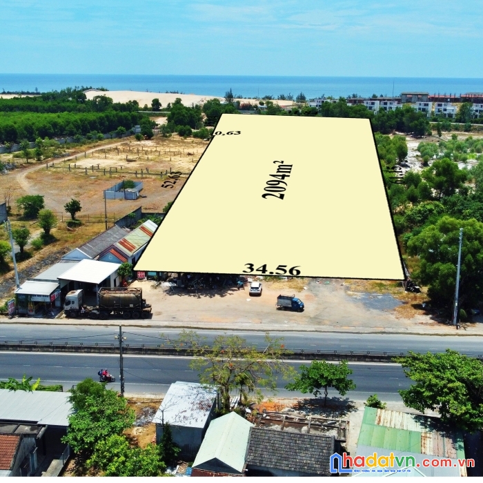 Bán đất mặt tiền quốc lộ 1a chỉ với 