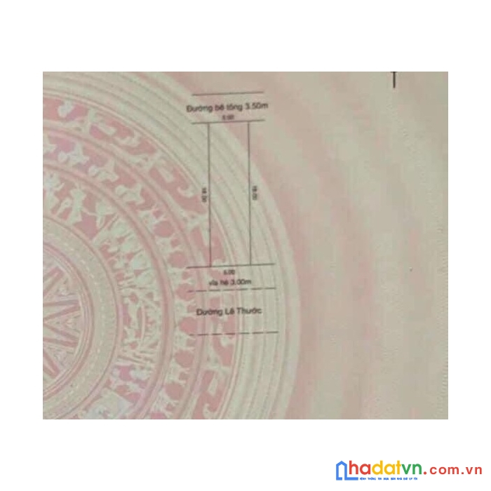 .đất đường lê thước, 1 mặt tiền, 1 mặt kiệt, 5x18m, 8.x tỷ