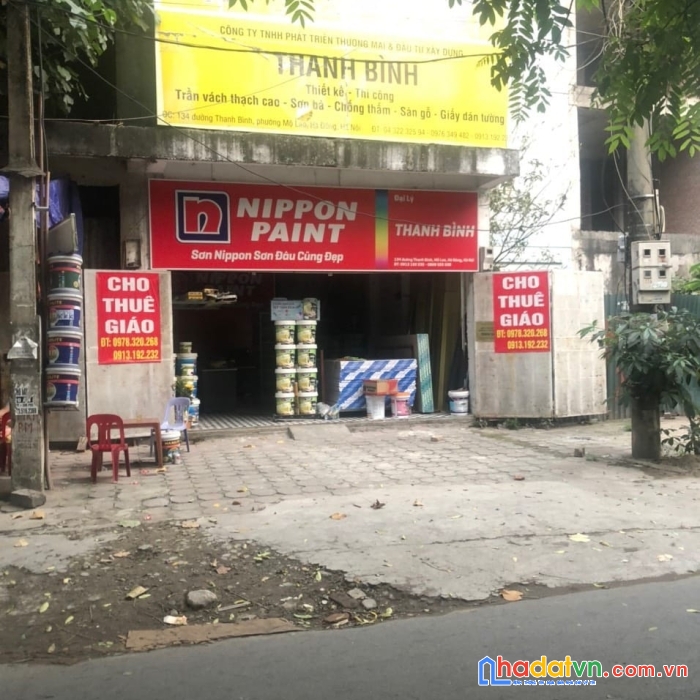 Bán nhà 4 tầng -  mặt phố mỗ lao - hà đông - kim doanh - giá 6.x tỷ