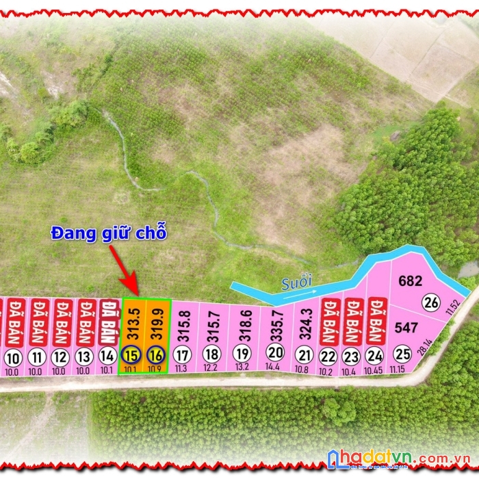 Bán 13 lô ở thôn ba cẳng, khánh hiệp, khánh vĩnh