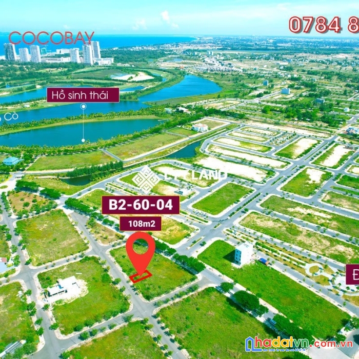 Chính chủ gửi bán nhanh lô 108m2 khu đô thị fpt