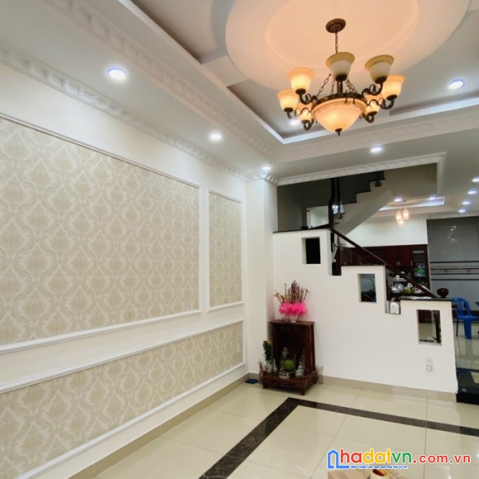 (4x14m) nhà mới đẹp vuông vứt- hẻm ôtô thông- tỉnh lộ 10, bình tân- 3 tầng nhỉnh 5 tỷ