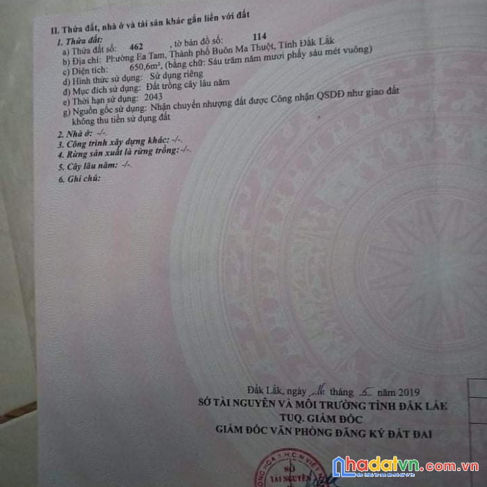 Hot hot sở hữu ngay lô đất đẹp vị trí đắc địa tại đăk lăk