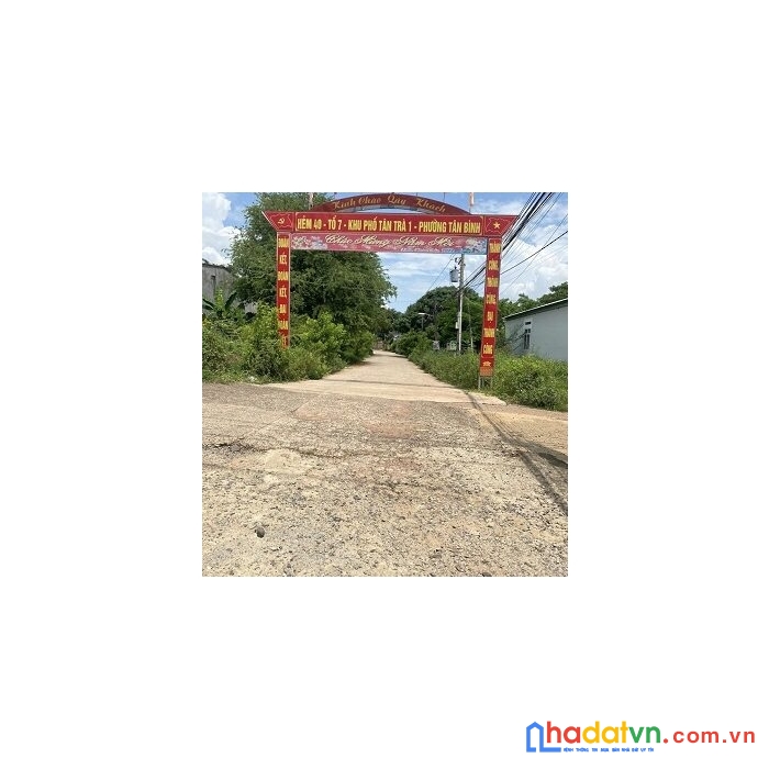 Cần bán nhanh lô đất thổ cư hẻm 40, khu phố tân trà 1, phường tân bình, đồng xoài, bình phước