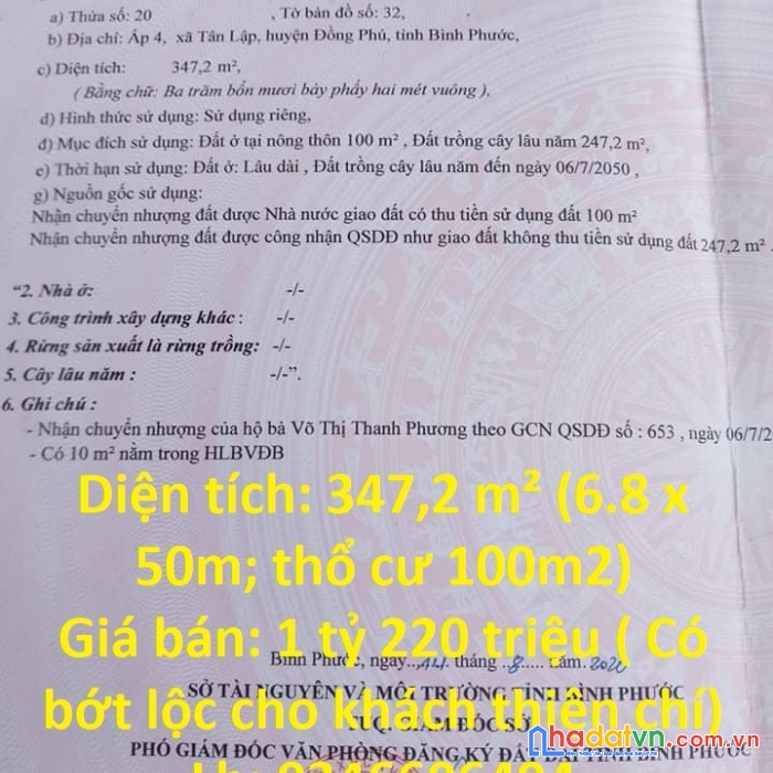 Sở hữu ngay lô đất vị trí đẹp có 1 không 2 tại đồng phú