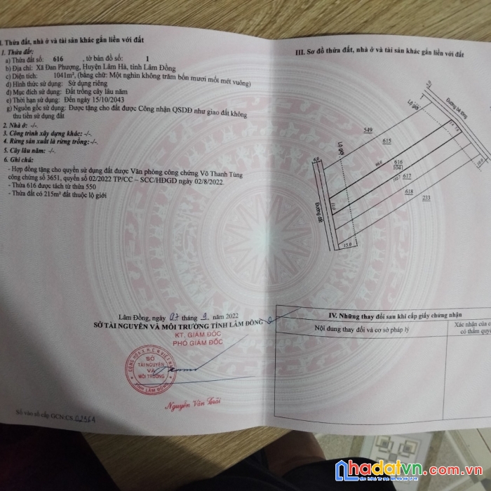 Sở hữu ngay lô đất đẹp xã đan phượng, huyện lâm hà, lâm đồng