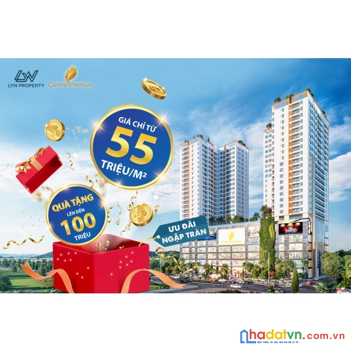 Tậu nhiều căn hộ chung cư central premium giá thành tốt kèm nhiều ưu đãi của cđt