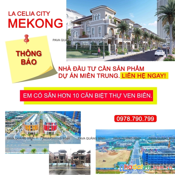 Cần bán gấp nhà biệt thự và căn hộ tại dự án nam mekong